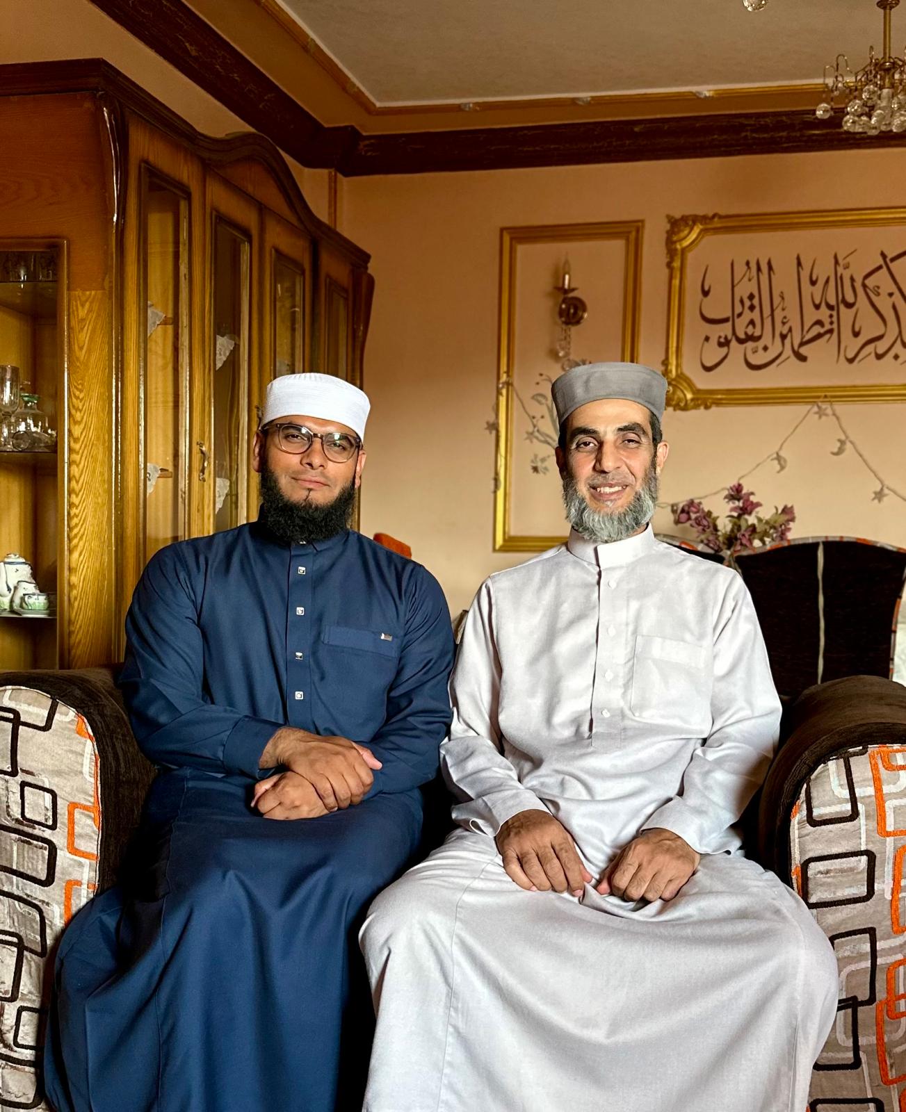 Shaykh Ashiq with Professor